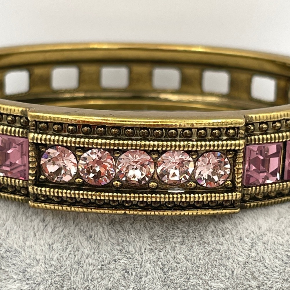 Heidi Daus Crystal Bronze Female Adult OS Hinge Bracelet